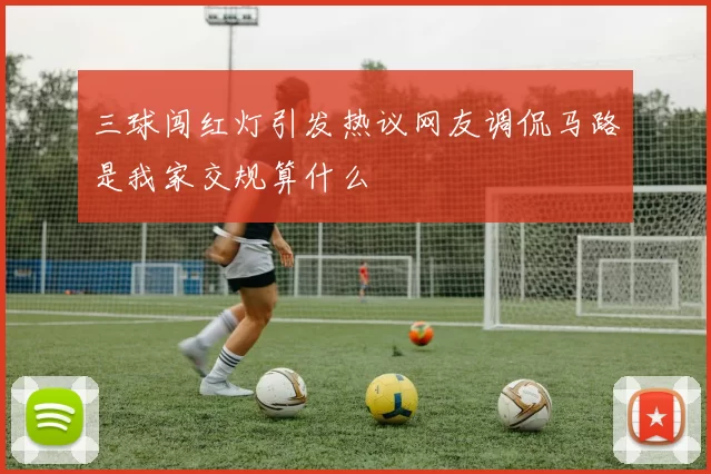 三球闯红灯引发热议网友调侃马路是我家交规算什么